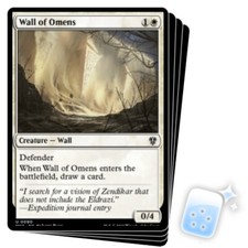 WALL OF OMENS X4 Murders At Karlov Manor: Commander Magic MTG MINT CARD