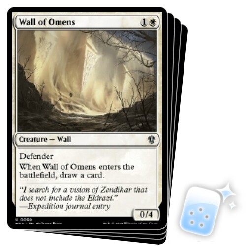 WALL OF PRÉSAGES X4 Murders At Karlov Manor : Commander Magic MTG CARTE COMME NEUF - Photo 1 sur 1