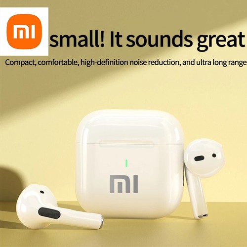 WIRELESS IOS AND ANDROID BLUETOOTH 5.3 SURROUND SOUND EARBUDS XIAOMI AP05 WHITE - Picture 3 of 13