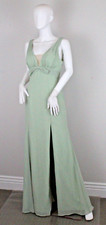 Women Special Occasion Dress Size 10 PNINA TORNAI for AZAZI Color Dusty Sage NWT