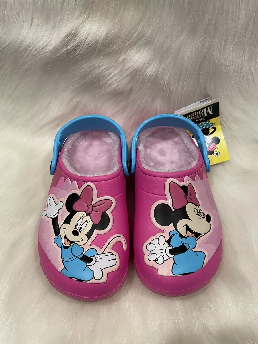 Pink minnie hotsell mouse crocs
