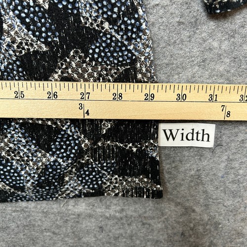 J Jill Shirt Women 3X Black Abstract Floral Tunic Artsy Boho Stretchy Soft Comfy - 第 10/13 張圖片