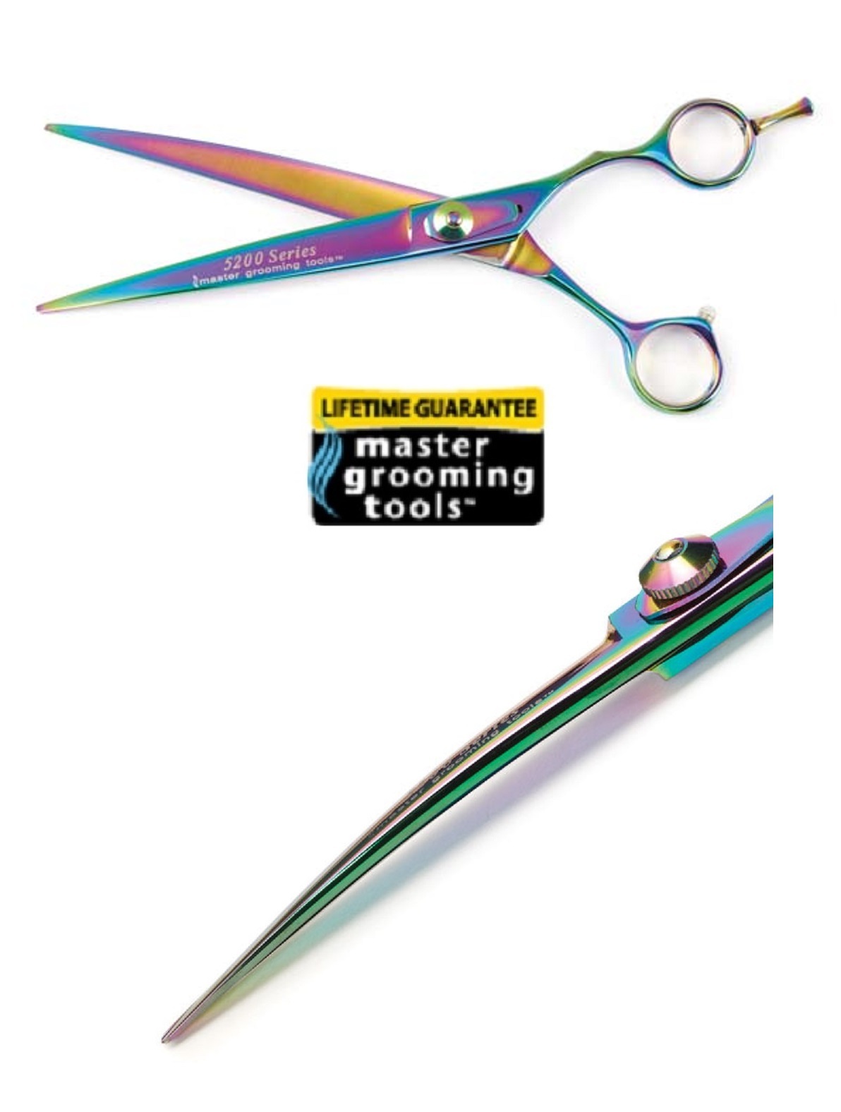 MASTER GROOMING TOOLS 440C Rainbow PRO STAINLESS STEEL SHEAR SCISSOR Pet GROOMER Opłacalna produkcja krajowa