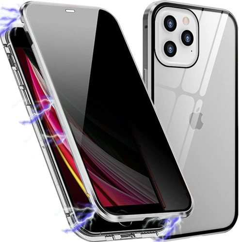 Para iPhone 11 Series Pro Max - Funda Pantalla Vidrio Templado Magnético Privacidad - Imagen 11 de 11