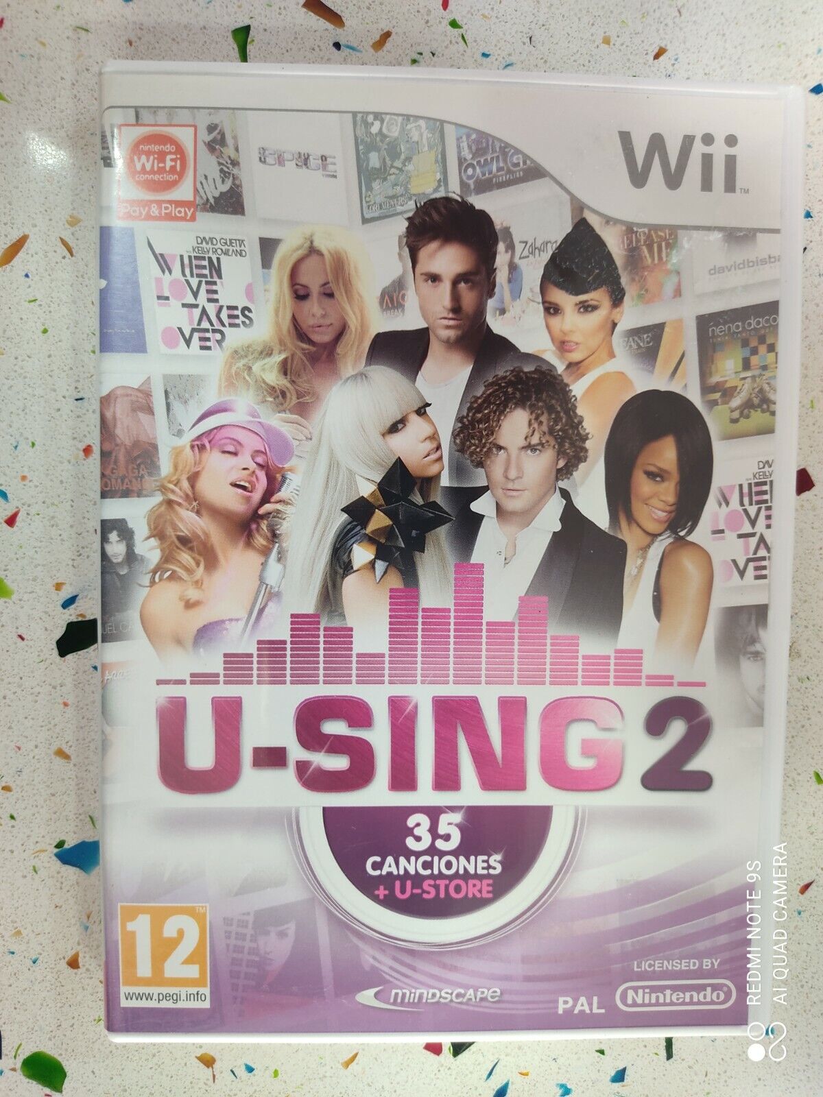 U-Sing 2 Nintendo Wii Marta Sanchez David Bisbal Bustamante Chenoa Lady Gaga Rox