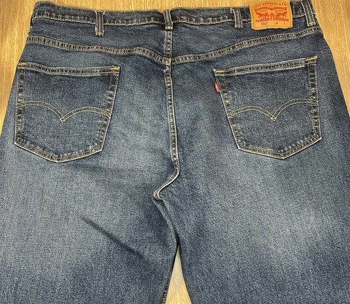 Pantalones de mezclilla LEVI'S 550 CALCE RELAJADO 44x32 azul medio enredado *XLNT USC* 080421 - Imagen 2 de 2