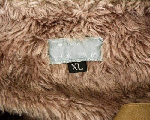 Cappotto parka giacca uomo XL fodera pelliccia sintetica sherpa militare esercito tedesco anni 80 vintage - Foto 10 di 10