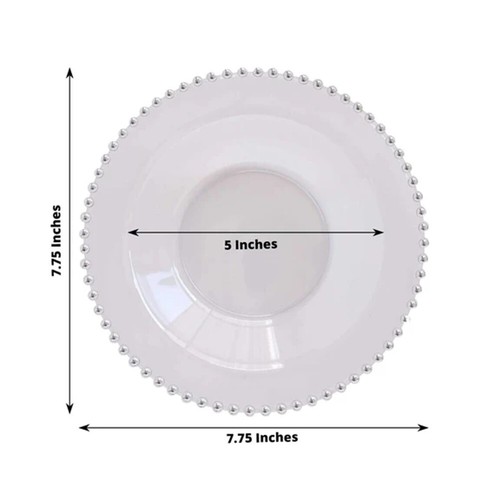 Beaded Collection: Disposable Premium Heavyweight Plastic Plates & Soup Bowls - Picture 32 of 35