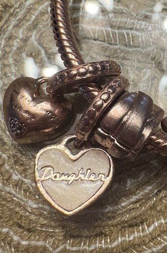 8 Authentic Pandora Retired Gold-Plated Charms - Picture 10 of 12