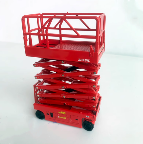 Piattaforma di lavoro aerea 1:35 SDLG 3246iE macchina costruzione attrezzatura modello pressofuso - Foto 2 di 6