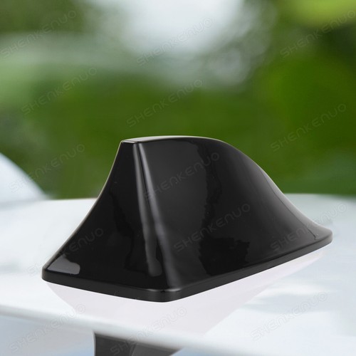 Auto Shark Fin Roof Car Antenna FM/AM Antena Radio w/ Screw Black - Picture 11 of 11