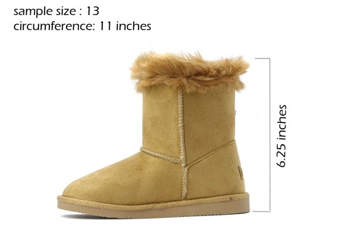 New Kids Classic Snow Boots Suede Faux Fur Fashion Buckle Boots Outdoor Shoes || - Picture 20 of 76