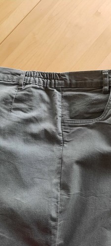 Damen Jeans Hose Freizeit Stretch Gerade Dehnbund Grey Denim Gr. 42 Neu - Bild 3 von 4
