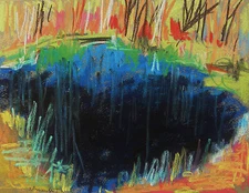 ORIGINAL Landscape  Soft Pastel Painting JMW art John Williams Impressionism