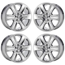 18 Jaguar Xf Pvd Bright Chrome-c Wheels Rims Factory Oem 59836 2009-2019