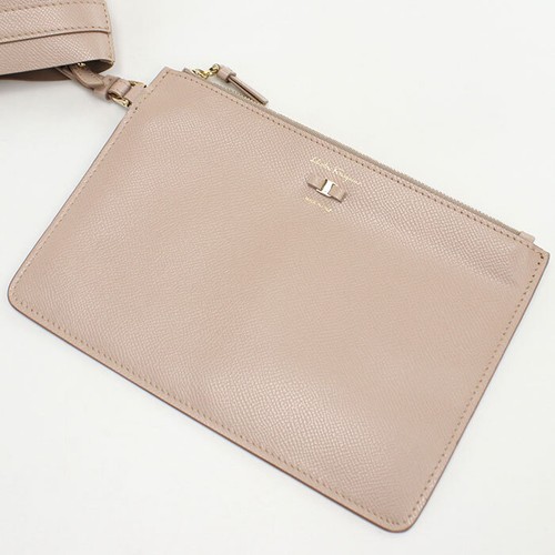 Used Good Condition FERRAGAMO Ferragamo Tote Bag 21 H989 Vara Ribbon Ladies Beig - Picture 5 of 10