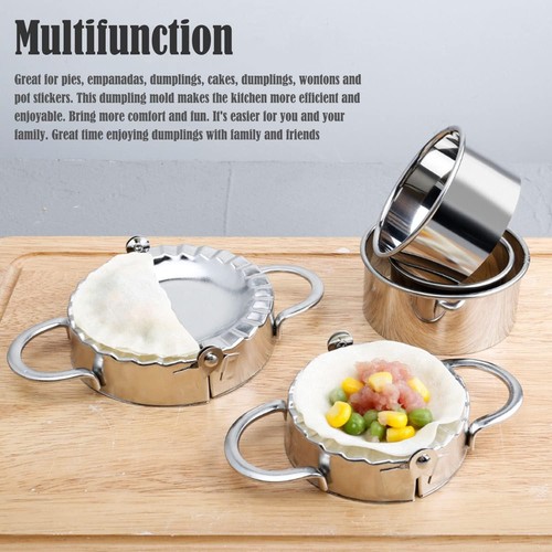 Dumpling Maker 6Pcs Stainless Steel Dumpling mMaker Set Dumpling Mould Ravioli - Picture 4 of 8