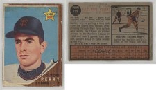 1962 Topps Gaylord Perry #199 Rookie RC HOF