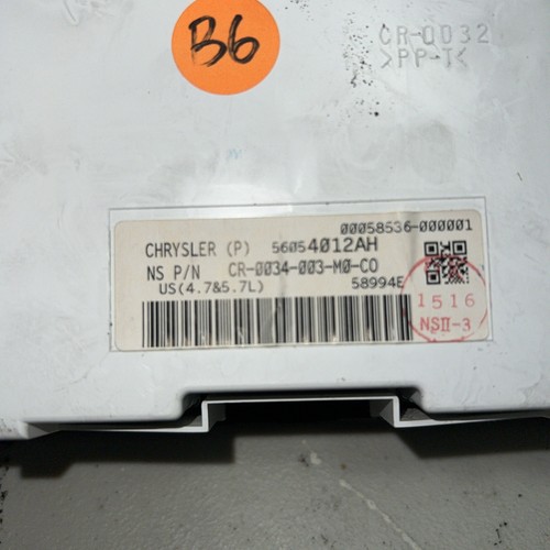 2006 Jeep Commander Speedometer Instrument Cluster Speedometer 56054012 OEM - Bild 4 von 9