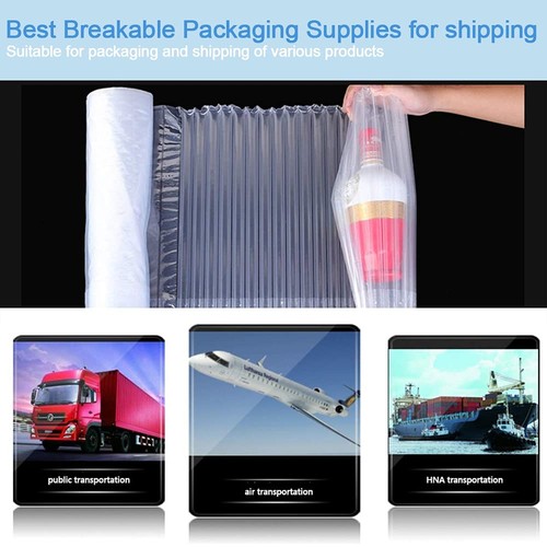 Bubble Cushioning Wrap Roll, 12 inch x144 Feet, Inflatable Air Pillow Column ... - Picture 5 of 6