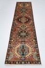 Baluchi Style Pink 10 ft Hallway Tribal Runner Rug Afghan Hand Knotted Wool Rug