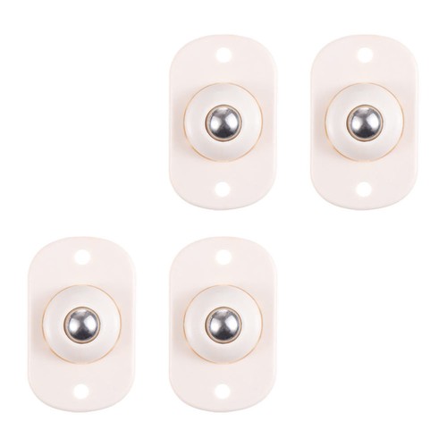 4 piezas Conveniente Estuche de Almacenamiento Rueda Autoadhesiva Rueda Caja - Imagen 4 de 12
