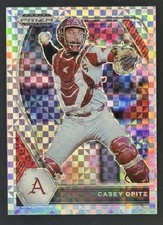 2021 Prizm Draft Picks Casey Opitz Power Plaid Prizm /35 Card #PDP200
