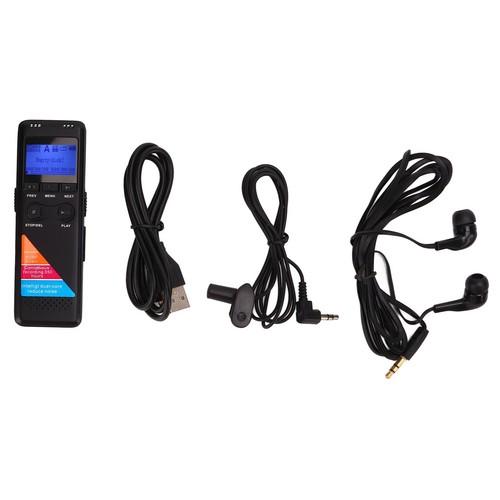 Tonrecorder Zinklegierung Tragbares 32Gb Lcd-Display Digitales Aufnahmegerä URS - Bild 17 von 22