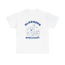 Blooming Brilliant Flowers Graphic T Shirt Unisex Heavy Cotton Tee
