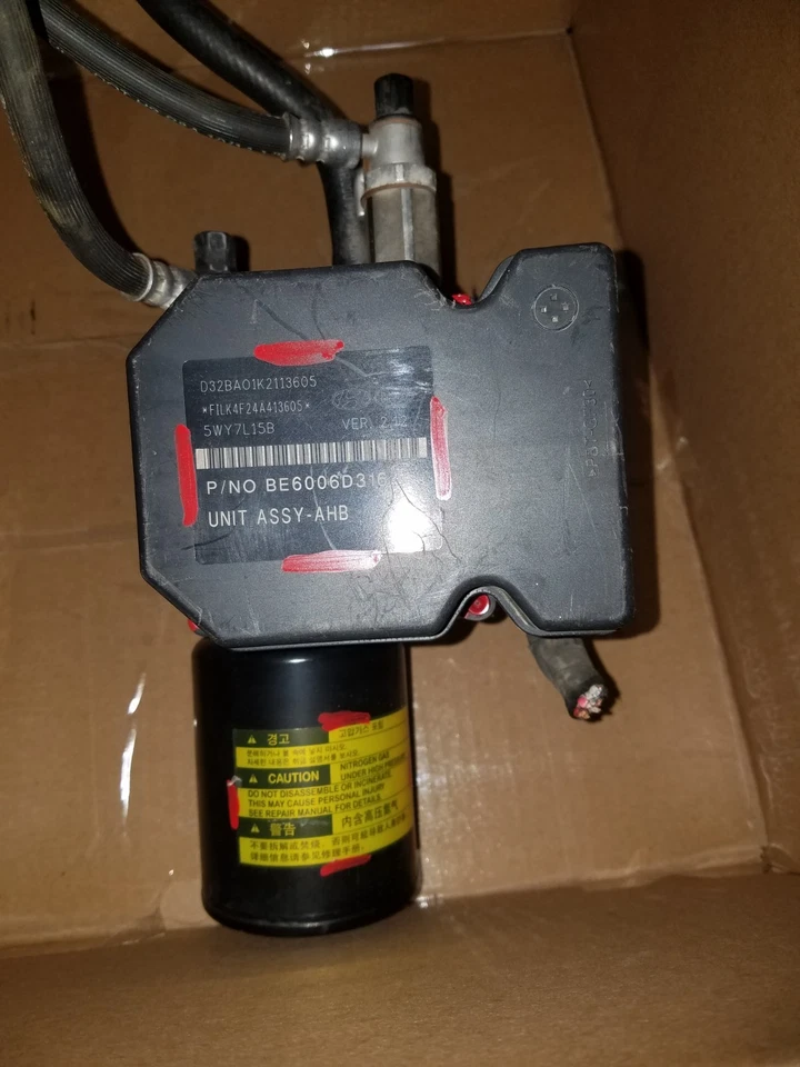 Hyundai Sonata 2011 2012 2013 2014 2015 híbrido antibloqueo motor bomba abs Foto 2 de 4