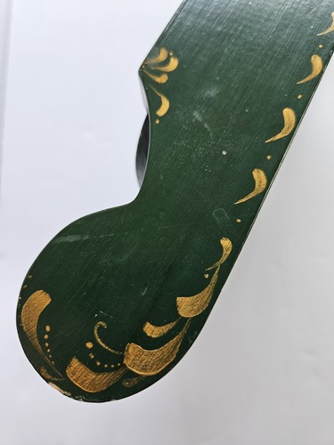 Hand Painted Wooden Sled Dutch Christmas Holiday Decor 18" Sleigh - Picture 6 of 13