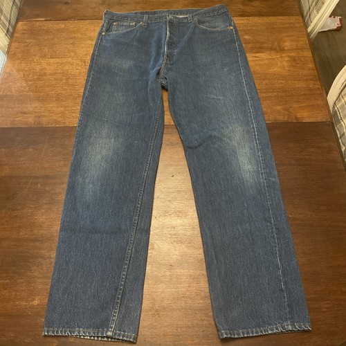 Vintage Levi’s 501 Jeans Herren Größe 40x34 Blau Button Fly Made In USA 1989