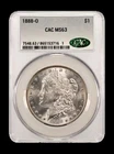 1888-O MORGAN SILVER DOLLAR CACG MS 63 CAC