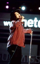 Counting Crows during Net Aid October 9 1999 at Giants Stadium in - Old Photo 2