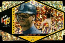 KEN GRIFFEY JR. 1999 HoloGrFX FUTURE FAME GOLD #F4 INSERT CARD  (item#BDT1)