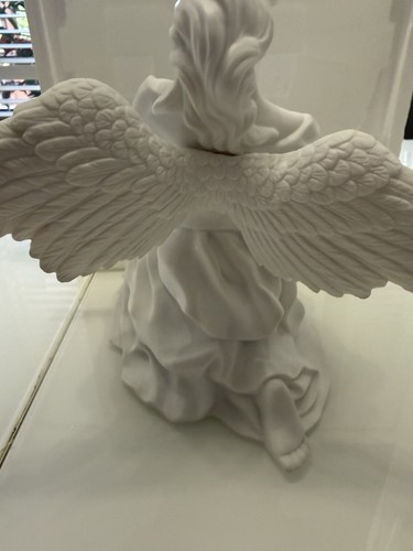 Vintage Winter Silhouette - Dept. 56 Kneeling Angel W/mandolin - Picture 5 of 9