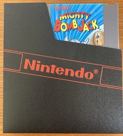 NES ~ MIGHTY BOMB JACK ~ Nintendo Game NES-BJ-AUS Game Cart + Sleeve + Box Pal A