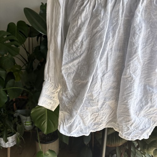 LUNAR FOX Linen Blouse Top Size 14 Long Sleeve Gorgeous Rrp$189 High Neck - Bild 8 von 11