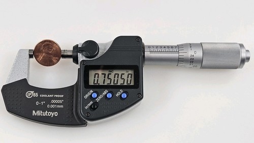Mitutoyo 293-348-30 IP65 0-1" Digimatic Micrometer 《Low Use》 Priced To Sell   - Picture 5 of 9