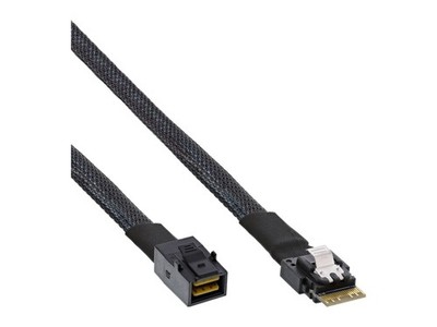 InLine Internes SAS-Kabel SAS 24Gbit/s 4i Slim S Verriegelung bis SFF-8643 R 50