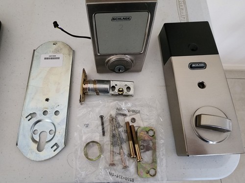 Schlage Sense Smart Deadbolt Bluetooth Lock BE479 CEN 619 Century Satin Nickel - Picture 1 of 3