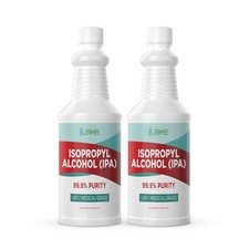 99.9 Pure Isopropyl Alcohol - USP Medical Grade Rubbing Alcohol, 32oz, 2 Pack