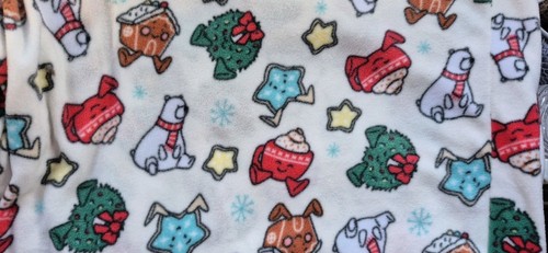 Nwt Wondershop Target Sz 4XL Fleece Christmas White Winter Print PJ Pajama Pants - Picture 3 of 6