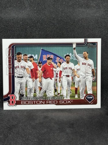2025 Topps #264 Boston Red Sox Boston Red Sox casi nuevo - Imagen 1 de 8