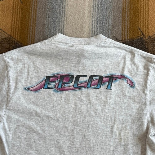Camiseta De Colección Años 90 Disney World Epcot Figment El Dragón Talla Pequeña Hecha en EE. UU. - Imagen 6 de 8