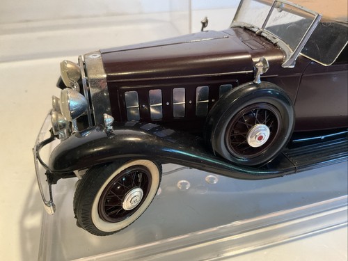 Oldtimer gebautes Plastikauto Modell Ford? Coupe Cabrio alter Roadster im Koffer - Bild 7 von 15