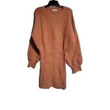 Gilli Ribbed Sweater Dress Long Sleeve Crewneck Size Medium