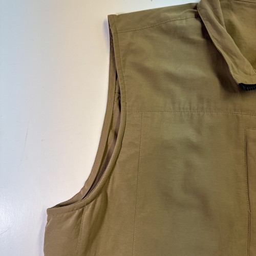 SCOTTeVest Travel Vest Mens XL Beige Utility TEC Security Pockets Lightweight - Picture 4 of 18