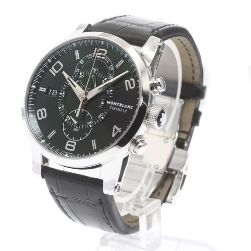 Montblanc 105077 Timewalker Twinfly Chronograph Automatik Herrenuhr Gehäuse 43mm