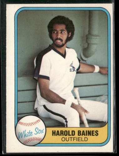 1981 Fleer Harold Baines #346 Rookie Chicago White Sox EX *READ*